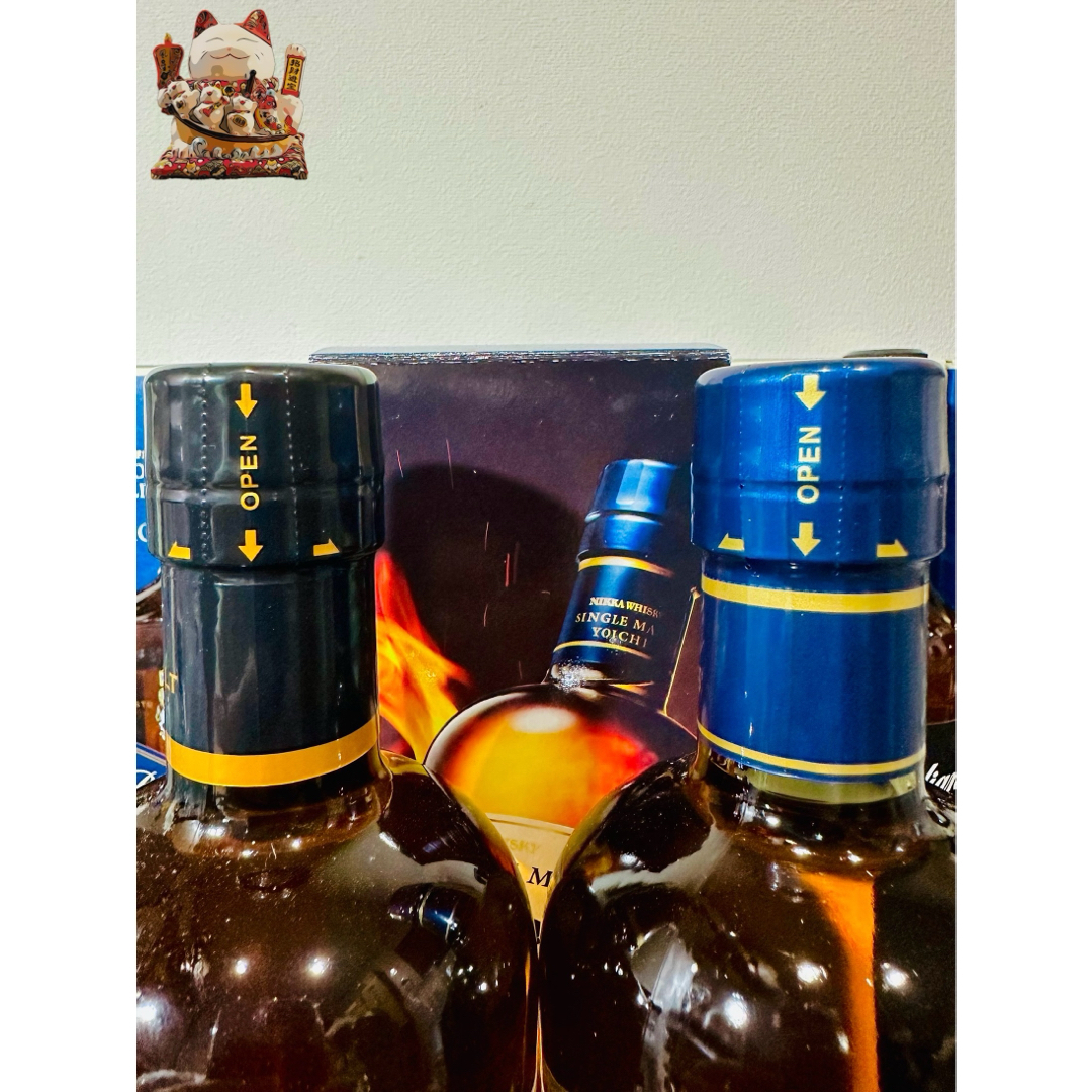 サントリー(サントリー)のニッカ カフェ モルト 余市 箱付 2本 食品/飲料/酒の酒(ウイスキー)の商品写真