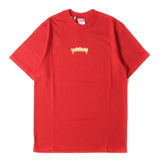 シュプリーム(Supreme)の新品 Supreme シュプリーム Tシャツ サイズ:S 19SS グリル グラフィック クルーネック 半袖Tシャツ Fronts Tee レッド トップス カットソー【メンズ】(Tシャツ/カットソー(半袖/袖なし))