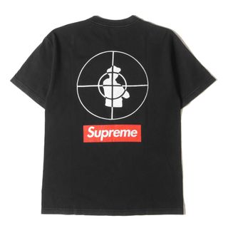 シュプリーム(Supreme)のSupreme シュプリーム Tシャツ サイズ:M 06SS Public Enemy ターゲット ボックスロゴ クルーネック 半袖Tシャツ Mugshots Tee ブラック 黒 トップス カットソー【メンズ】【中古】(Tシャツ/カットソー(半袖/袖なし))