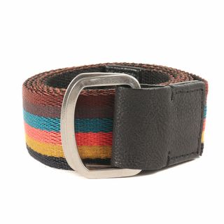 Paul Smith - 美品 Paul Smith ポールスミス マルチストライプ Dリング ベルト マルチカラー 日本製 ブランド アイテム【メンズ】【中古】