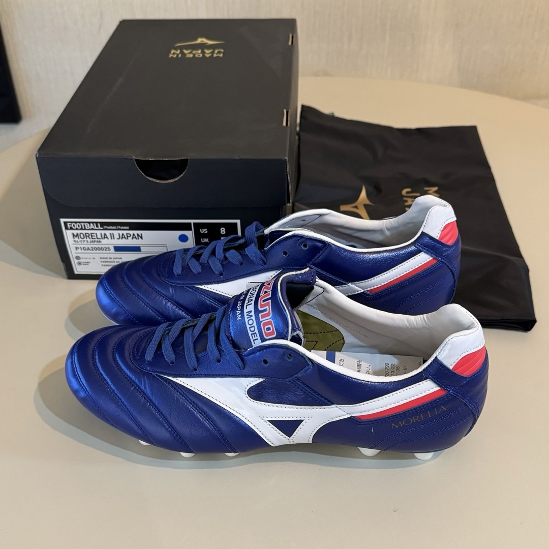 MIZUNO - モレリア 2 JAPAN ブルー×ホワイト 26.0cmの通販 by MIZUNO - モレリア 2 JAPAN ブルー×ホワイト 26.0cmの通販 by