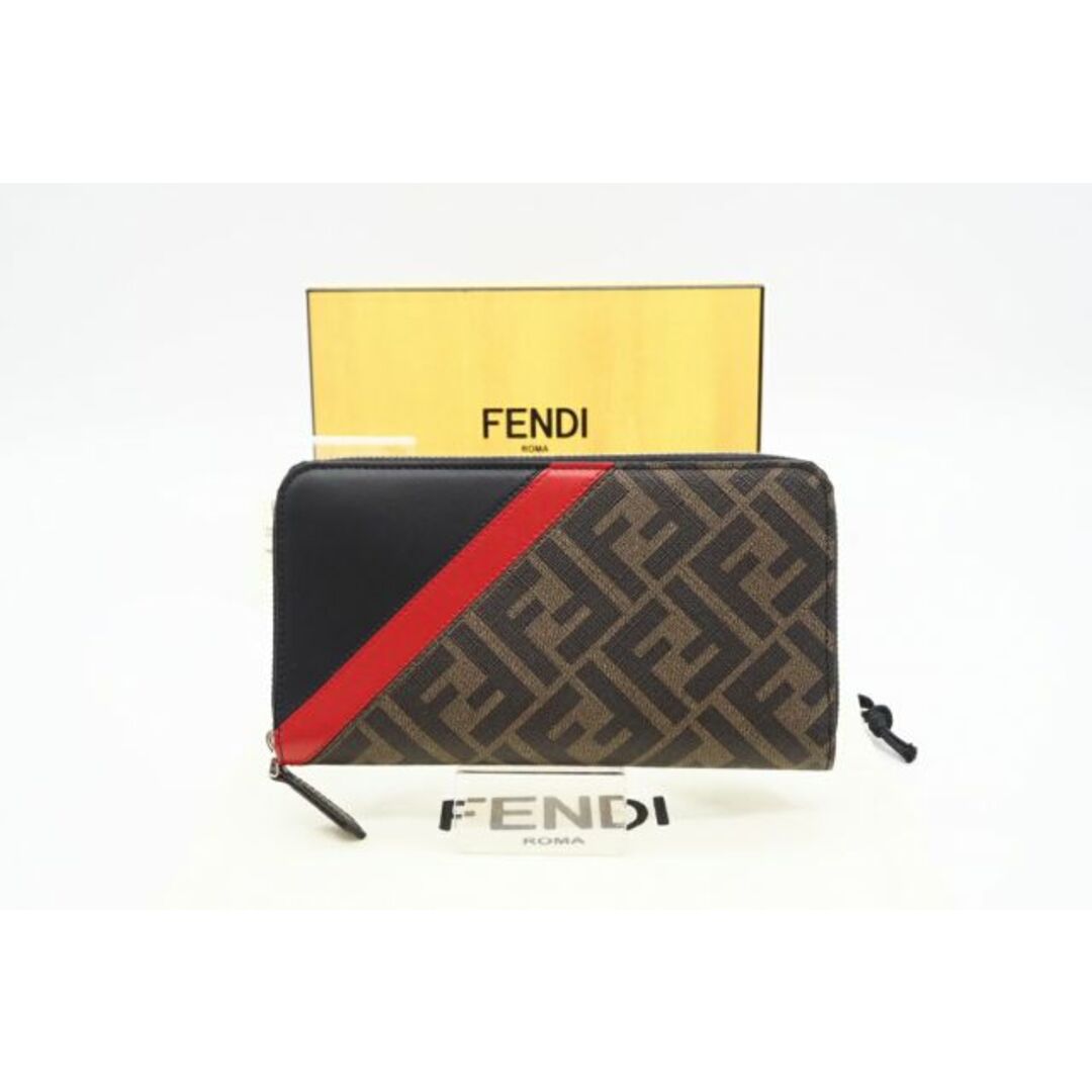 FENDI(フェンディ)のFENDI フェンディ ラウンドファスナー長財布 メンズのファッション小物(長財布)の商品写真