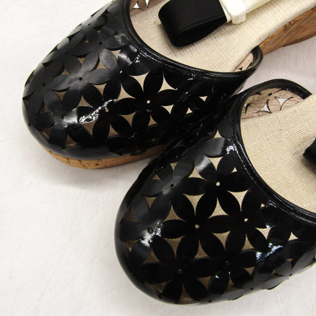 マリー・ファム サンダル ラウンドトゥ 未使用 厚底 靴 シューズ 黒 レディース 23サイズ ブラック Marie femme レディースの靴/シューズ(サンダル)の商品写真