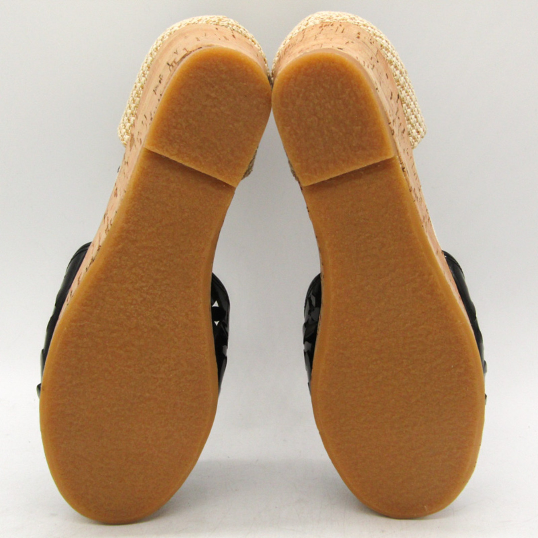 マリー・ファム サンダル ラウンドトゥ 未使用 厚底 靴 シューズ 黒 レディース 23サイズ ブラック Marie femme レディースの靴/シューズ(サンダル)の商品写真