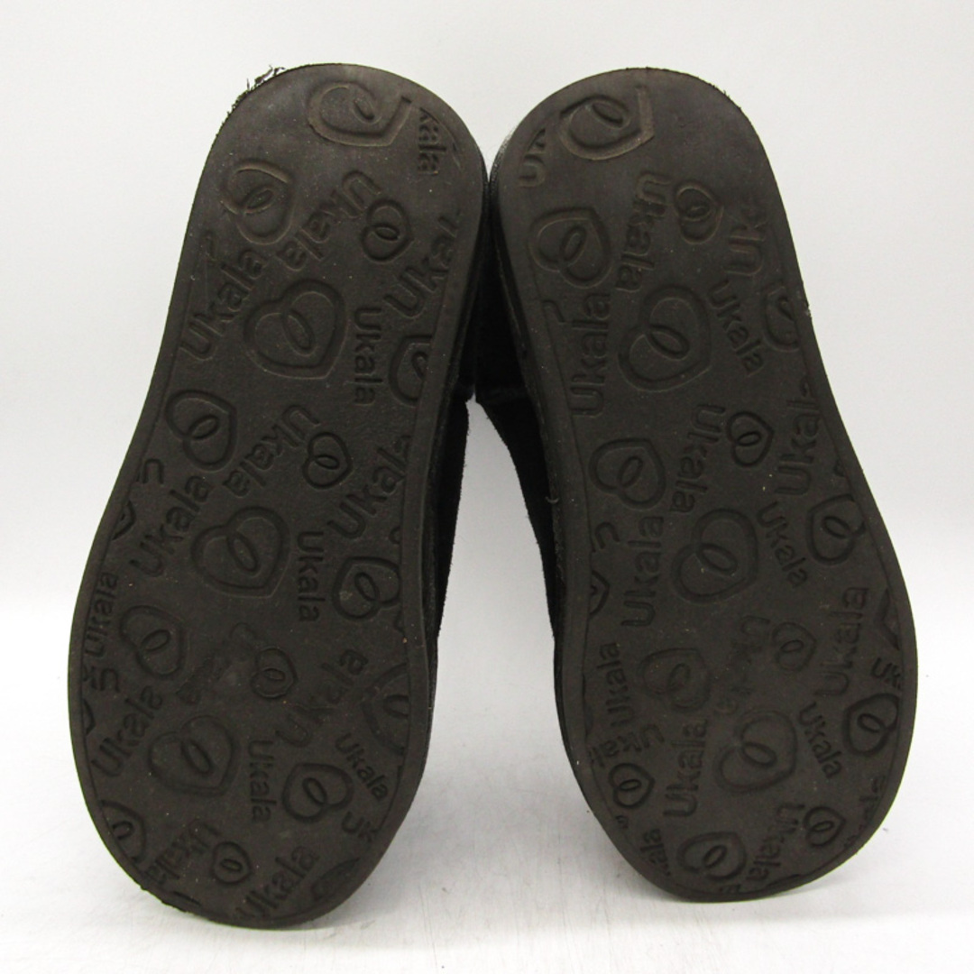 ウカラ ムートンブーツ ショートブーツ 靴 シューズ 黒 レディース 24サイズ ブラック Ukala レディースの靴/シューズ(ブーツ)の商品写真
