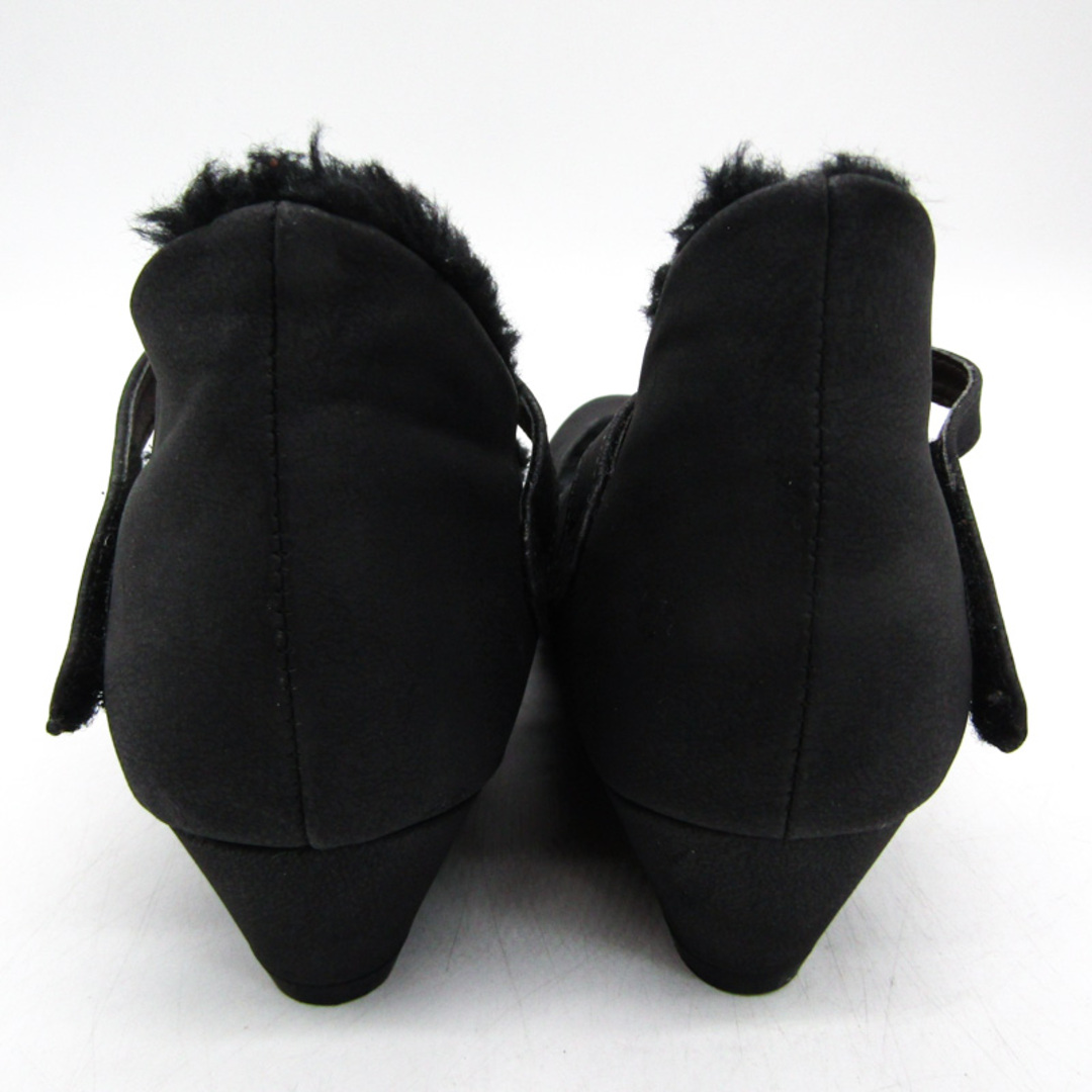 ヌーベルヴォーグリラックス パンプス ラウンドトゥ ウエッジソール 靴 シューズ 黒 レディース Mサイズ ブラック NOUBELVOUGRelax レディースの靴/シューズ(ハイヒール/パンプス)の商品写真