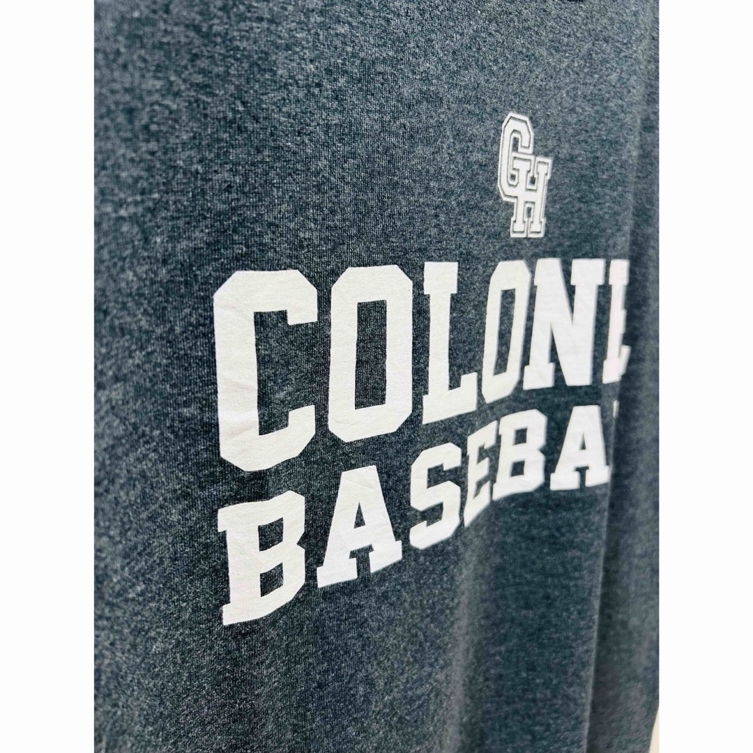 GILDAN(ギルタン)の【US古着】GILDAN baseball Tシャツ(L / ブルーグレー系) メンズのトップス(Tシャツ/カットソー(半袖/袖なし))の商品写真