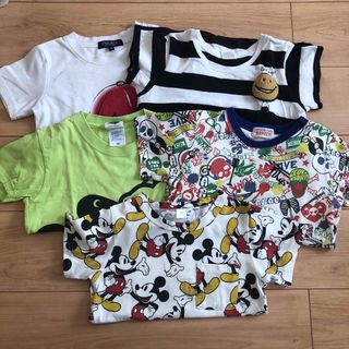 ディズニー(Disney)の半袖　Tシャツ  120㎝　5点おまとめ　ディズニー　F.OKIDS(Tシャツ/カットソー)