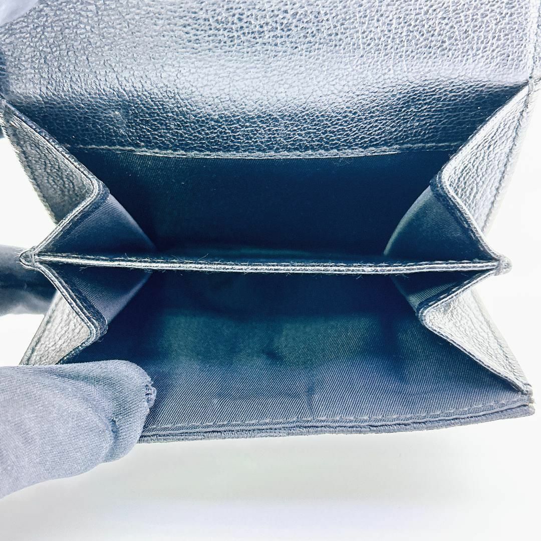 【美品!】クリスチャン ディオール 財布 サドル ロータス ウォレット ブラック 【美品!】クリスチャン ディオール 財布 サドル ロータス ウォレット ブラック