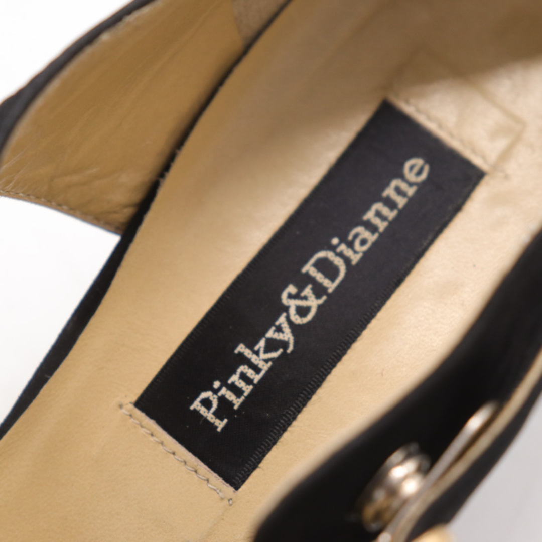 Pinky&Dianne(ピンキーアンドダイアン)のピンキーアンドダイアン パンプス スウェード ブランド 靴 シューズ 黒 レディース 36.5サイズ ブラック Pinky&Dianne レディースの靴/シューズ(ハイヒール/パンプス)の商品写真