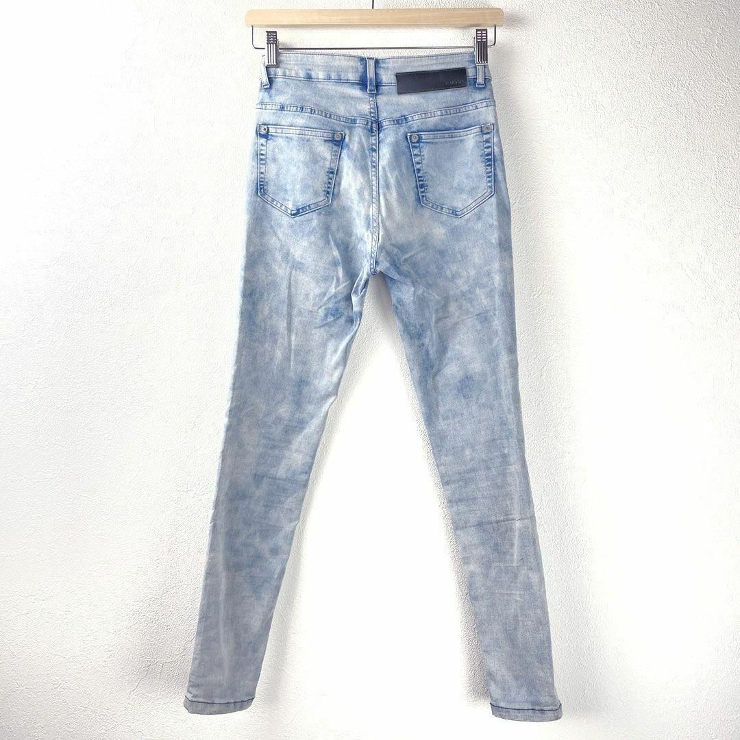 JEANASIS(ジーナシス)のJEANASIS レギンス デニム 軽量 ストレッチ ローライズ テーパード S レディースのパンツ(デニム/ジーンズ)の商品写真