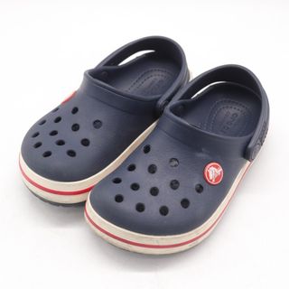 クロックス サンダル スリッポン クロッグ ブランド キッズ女の子用 靴 シューズ キッズ 男の子用 C10サイズ ネイビー crocs(サンダル)