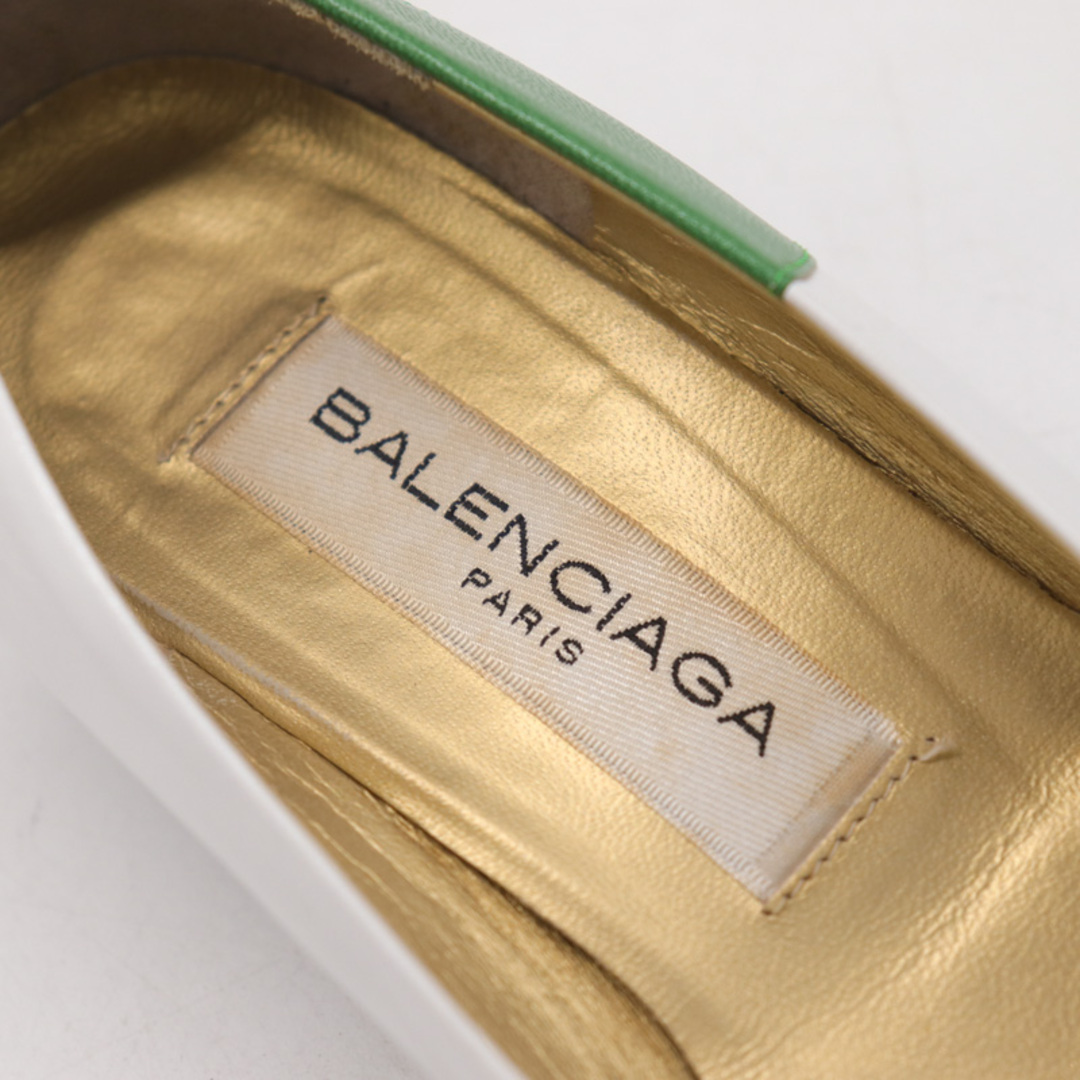 Balenciaga(バレンシアガ)のバレンシアガ パンプス ポインテッドトゥ ブランド 靴 シューズ 白 レディース 36サイズ ホワイト BALENCIAGA レディースの靴/シューズ(ハイヒール/パンプス)の商品写真