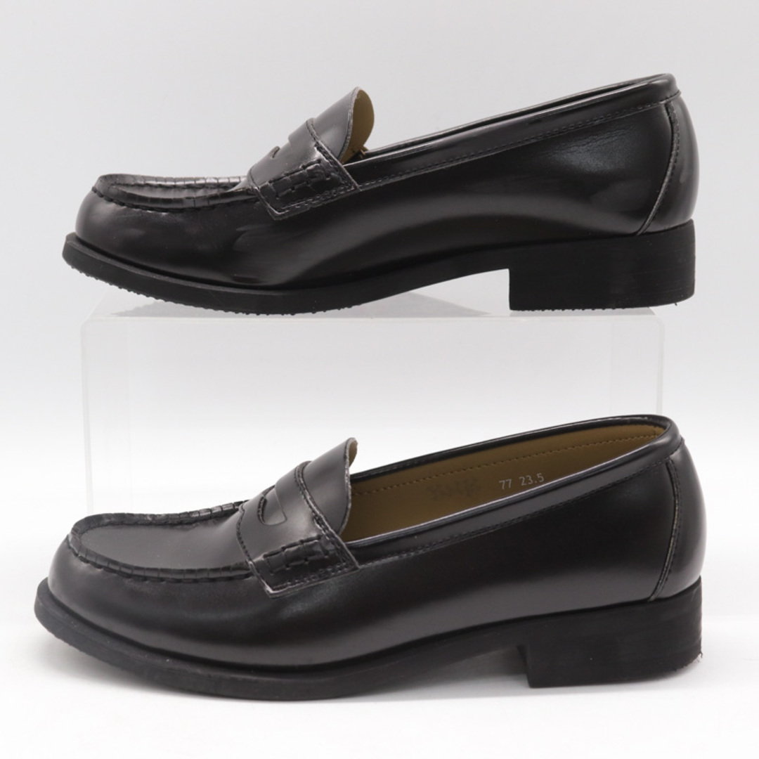 EDWIN(エドウィン)のエドウィン ローファー ブランド 通学 靴 シューズ 黒 レディース 23.5サイズ ブラック EDWIN レディースの靴/シューズ(ローファー/革靴)の商品写真