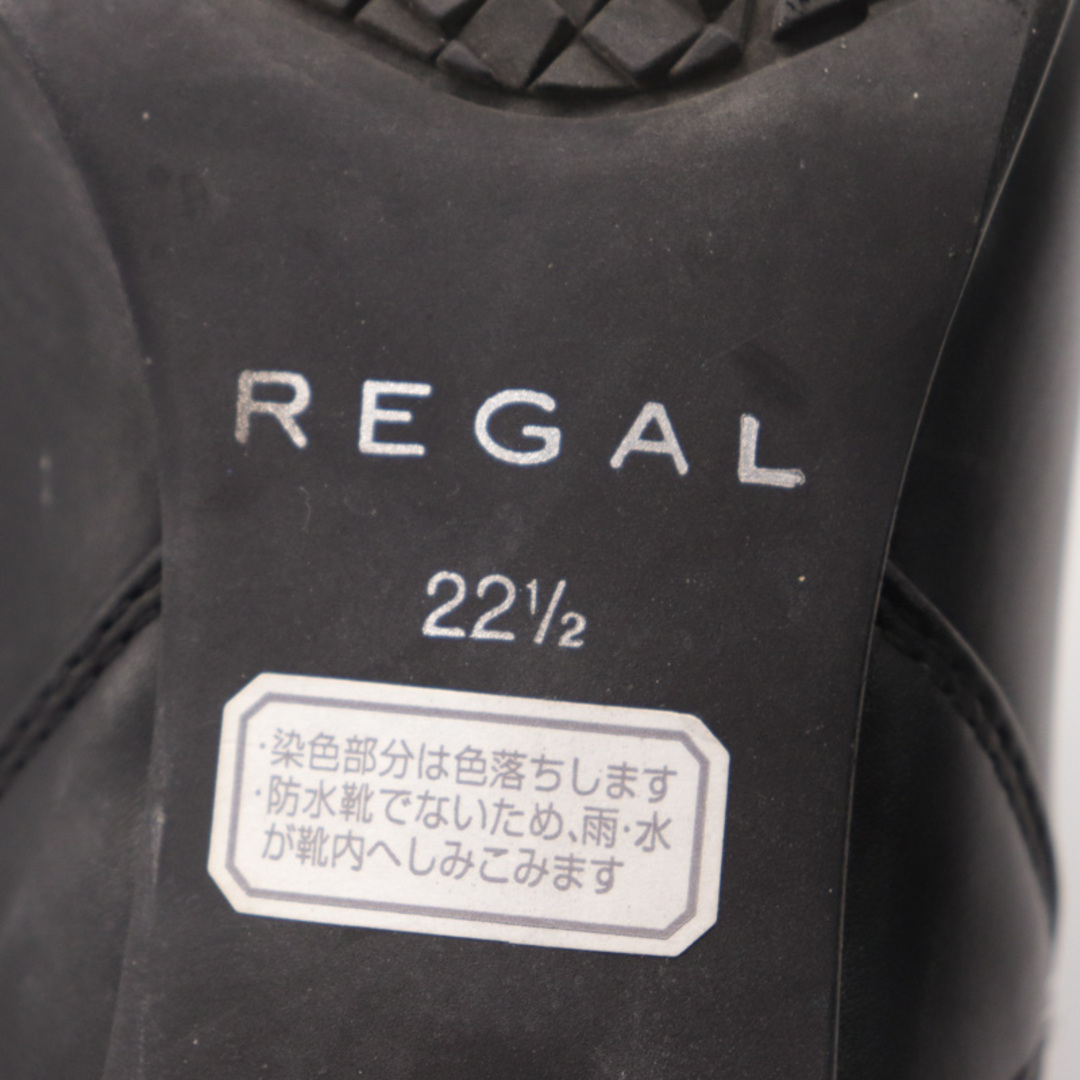 REGAL(リーガル)のリーガル ショートブーツ アンクルブーツ ブランド 靴 シューズ 黒 レディース 22.5サイズ ブラック REGAL レディースの靴/シューズ(ブーツ)の商品写真