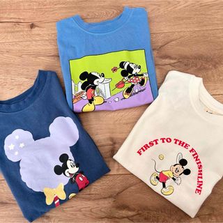 futafuta - ⭐️フタフタ、Littc ディズニー半袖Tシャツ 【3点セット】 【100】