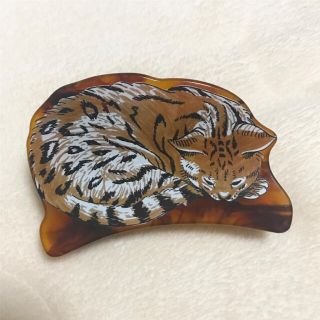 didizizi ねこ　花　ヘアクリップ