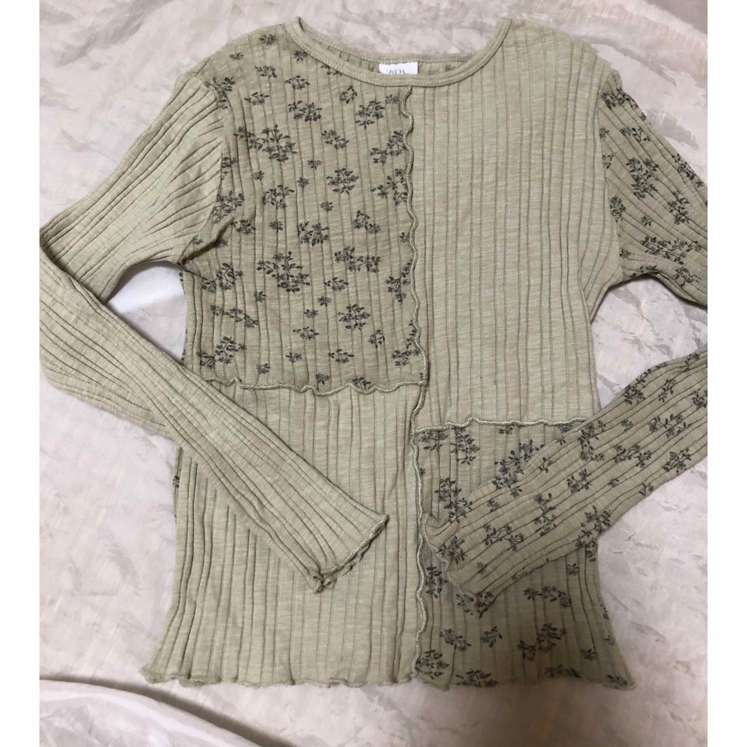 ZARA KIDS(ザラキッズ)のZARA キッズ　ガールズ　カットソー キッズ/ベビー/マタニティのキッズ服女の子用(90cm~)(Tシャツ/カットソー)の商品写真