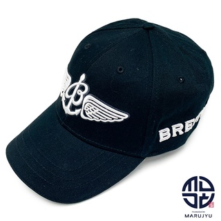 BREITLING - BREITLING ブライトリング ノベルティ 黒×白 ブラック×ホワイト ブランドロゴ キャップ 帽子 アパレル 小物