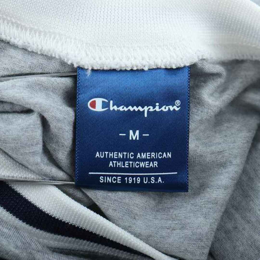 Champion(チャンピオン)のチャンピオン 半袖ワンピース フレンチ袖 Tシャツワンピ スポーツウエア レディース Mサイズ グレー Champion レディースのワンピース(その他)の商品写真