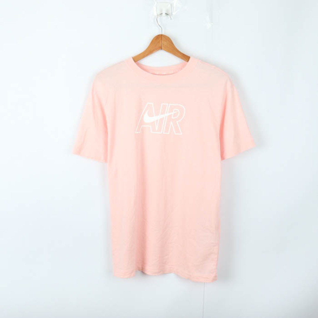 NIKE(ナイキ)のナイキ 半袖Tシャツ ロゴT スポーツウエア ルーズフィット レディース Mサイズ ピンク×白 NIKE レディースのトップス(Tシャツ(半袖/袖なし))の商品写真