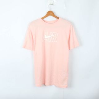 ナイキ(NIKE)のナイキ 半袖Tシャツ ロゴT スポーツウエア ルーズフィット レディース Mサイズ ピンク×白 NIKE(Tシャツ(半袖/袖なし))