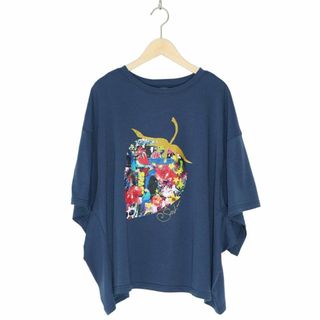 スカラー(ScoLar)のスカラー 142631 花柄アートイチゴプリントプルオーバー(Tシャツ(半袖/袖なし))