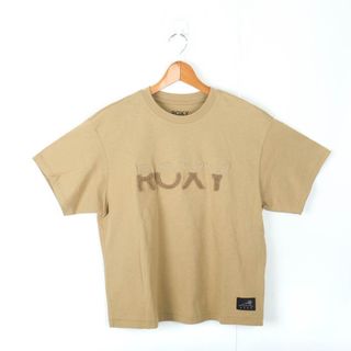 Roxy - ロキシー 半袖Tシャツ ロゴT ボックスシルエット スポーツウエア レディース Sサイズ 黄土 ROXY