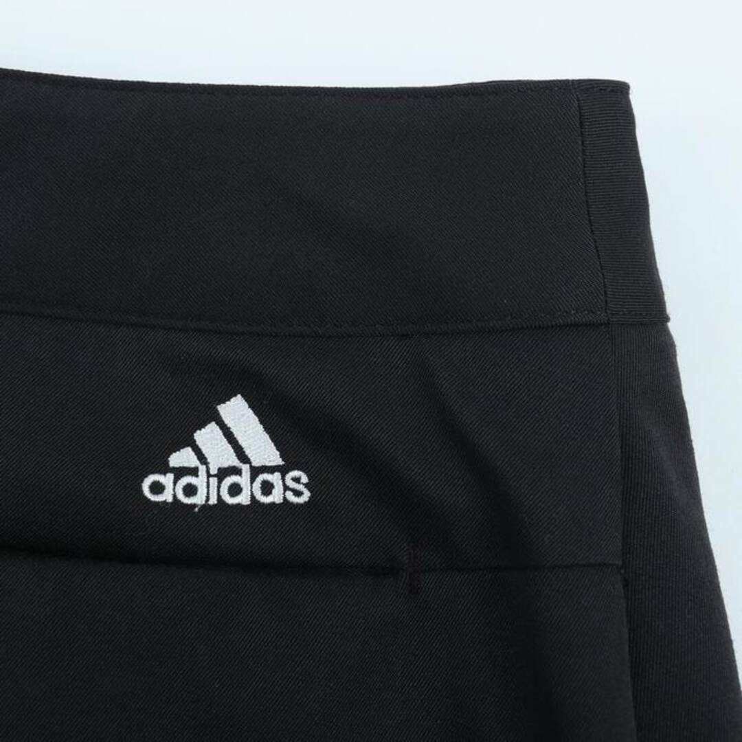 adidas(アディダス)のアディダス ミニスカート インナーパンツ付き クライマクール 大きいサイズ レディース OTサイズ 黒×白 adidas レディースのスカート(ミニスカート)の商品写真