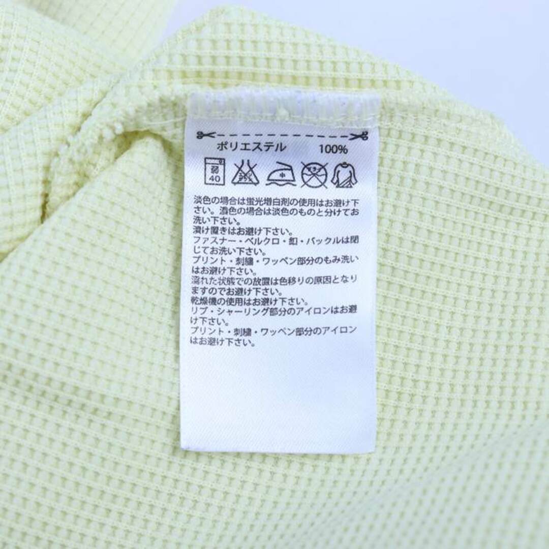 adidas(アディダス)のアディダス 半袖Tシャツ クライマライト UVケア ワッフル スポーツウエア レディース Mサイズ イエロー adidas レディースのトップス(Tシャツ(半袖/袖なし))の商品写真