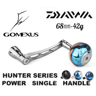 ダイワ(DAIWA)のゴメクサス　68mm HUNTER ダイワ　ハンドル セルテート　イグジスト(リール)