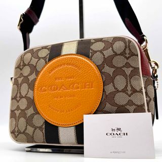 コーチ(COACH)のコーチ ショルダーバッグ カメラバッグ デンプシー シグネチャー ジャガード(ショルダーバッグ)