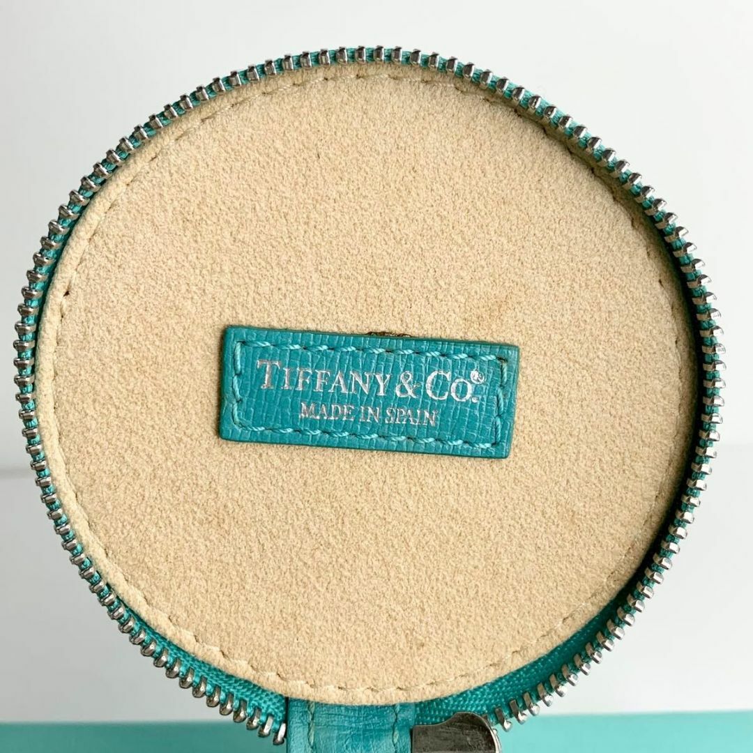 Tiffany & Co.(ティファニー)のTIFFANY&Co. ティファニー ブルー ラウンド ジュエリーケース cy2 レディースのアクセサリー(その他)の商品写真