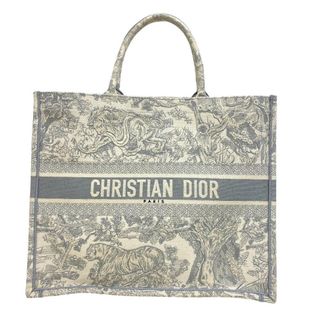 Dior - ディオール Dior トートバッグ
 トワル ドゥ ジュイ エンブロイダリー ブックトート グレー