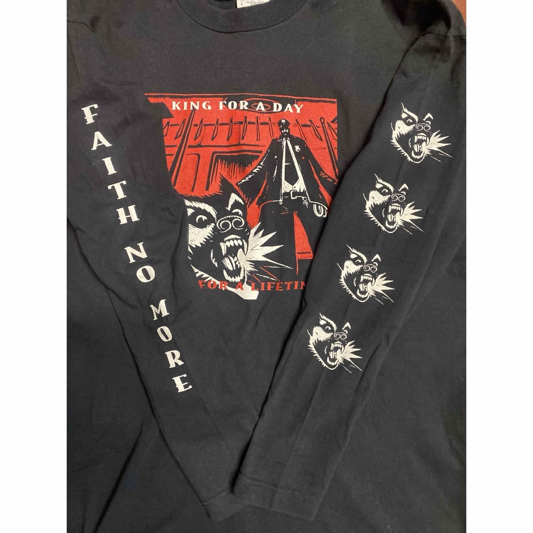 激レア90'S当時物 FAITH NO MORE ロンTシャツ ヴィンテージ Lの 激レア90'S当時物 FAITH NO MORE ロンTシャツ ヴィンテージ Lの