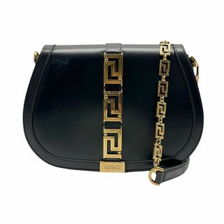 ジャンニヴェルサーチ(Gianni Versace)のジャンニ ヴェルサーチ Gianni Versace ショルダーバッグ 斜め掛けショルダーバッグ レザー ブラック レディース 送料無料【中古】 z0514(ショルダーバッグ)