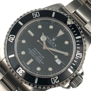 ロレックス(ROLEX)の　ロレックス ROLEX シードゥエラー 16600 P番 ブラック ステンレススチール 自動巻き メンズ 腕時計(その他)