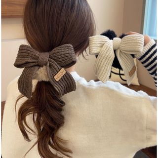 シュシュ レディース 起毛 まとめ髪 大人っぽい ヘアゴム ヘアアクセ オフィス(ヘアゴム/シュシュ)