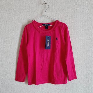 ラルフローレン(Ralph Lauren)の新品タグ付 ラルフローレン  長袖カットソー ロンT  女の子 キッズ Tシャツ(Tシャツ/カットソー)