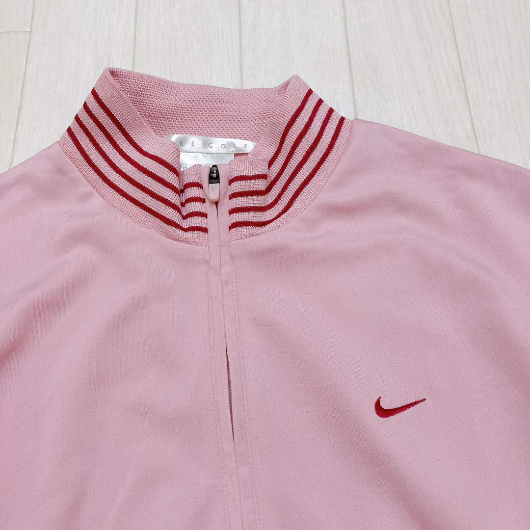 NIKE(ナイキ)のNIKE golf ナイキ　ゴルフウェア　 ジャージ　ピンク　レディースM スポーツ/アウトドアのゴルフ(ウエア)の商品写真