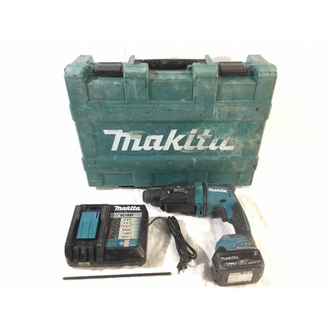 Makita(マキタ)の☆中古品☆ makita マキタ 18V 充電式ハンマドリル HR182D バッテリ1個(18V 5.0Ah) 充電器 ケース付き 88278 自動車/バイクのバイク(工具)の商品写真