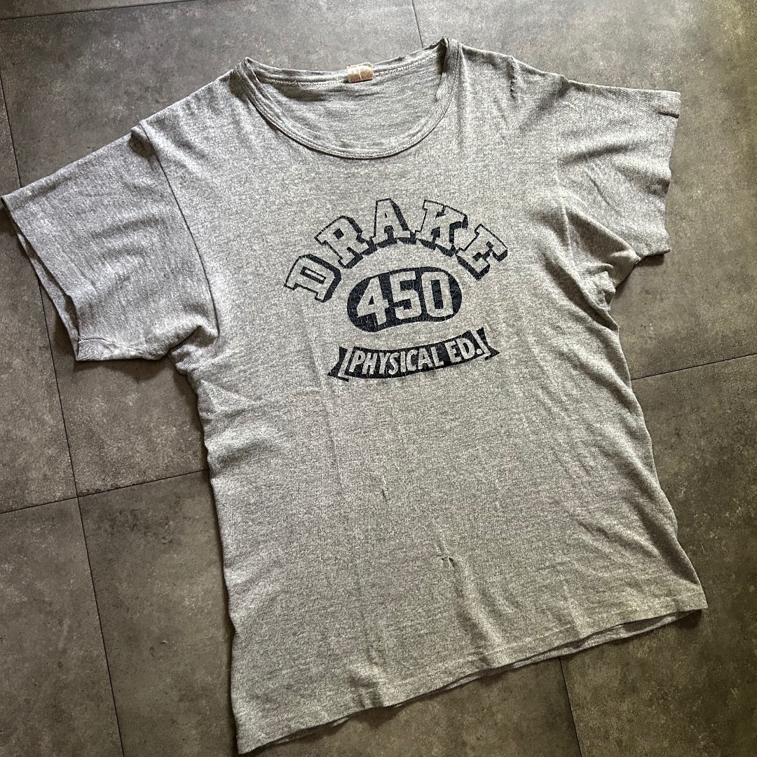 Champion - 60s チャンピオン ヴィンテージtシャツ USA製 グレー