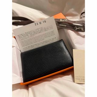 エルメス(Hermes)の【極美品】HERMES　カルヴィ　カードケース(名刺入れ/定期入れ)