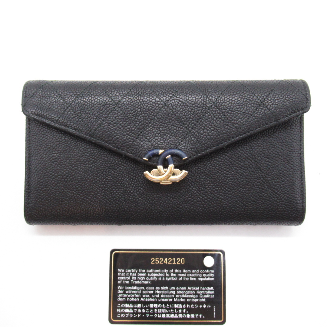 CHANEL(シャネル)のシャネル 二つ折り長財布 二つ折り長財布 レディースのファッション小物(財布)の商品写真