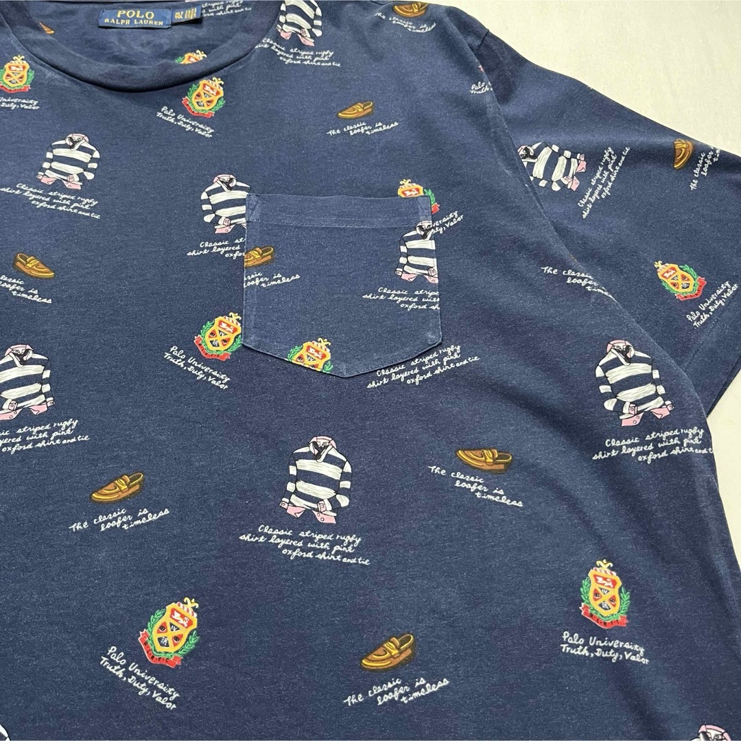 POLO RALPH LAUREN(ポロラルフローレン)の【POLO RALPHLAUREN】S/S ポケTee シングルステッチ 総柄 メンズのトップス(Tシャツ/カットソー(半袖/袖なし))の商品写真