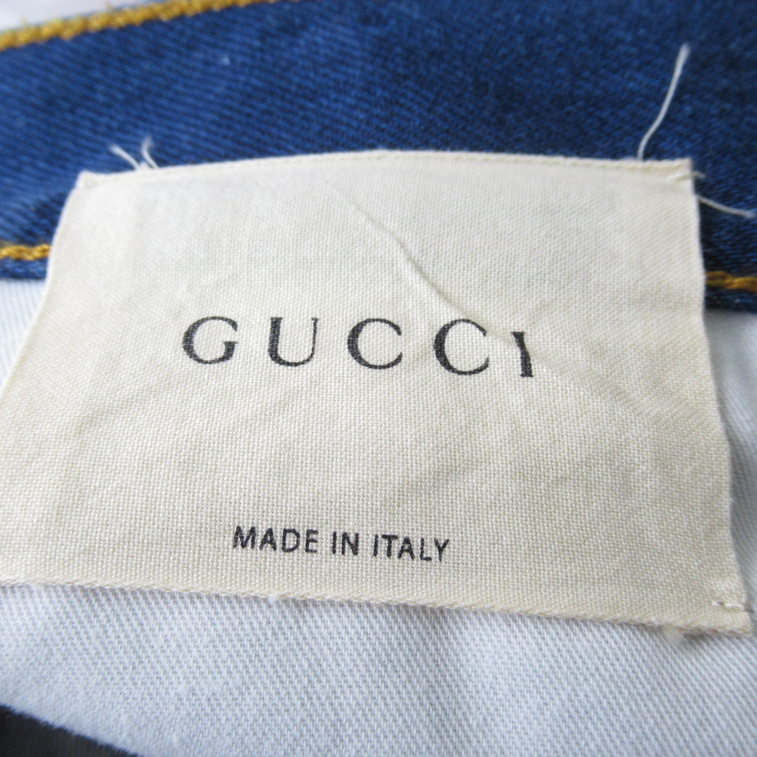 Gucci(グッチ)のグッチ デニムパンツ 刺繍 デニムパンツ レディースのパンツ(デニム/ジーンズ)の商品写真