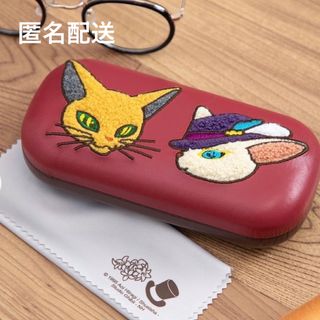 ジブリ(ジブリ)のジブリ　メガネケース　耳をすませば　刺繍　バロン & ルイーゼ　送料無料(キャラクターグッズ)