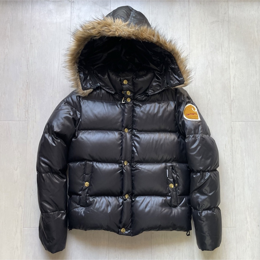 carhartt(カーハート)のcarhartt sofileta 高級ダウンジャケットカーハートSブラック レディースのジャケット/アウター(ダウンジャケット)の商品写真