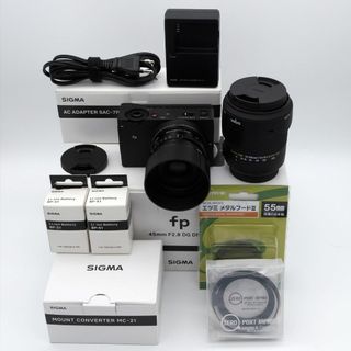 SIGMA - 【新同】SIGMA fp 45mm+18-250mm MACRO 他オマケ多数付