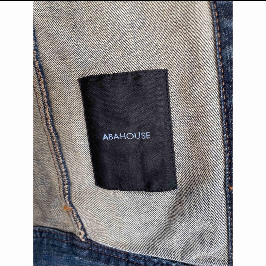 ABAHOUSE(アバハウス)のABAHOUSE ストレッチデニムＧジャン【ワンウォッシュ】 メンズのジャケット/アウター(Gジャン/デニムジャケット)の商品写真